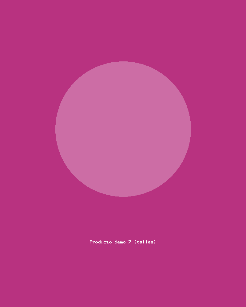 Producto demo 7 (talles)